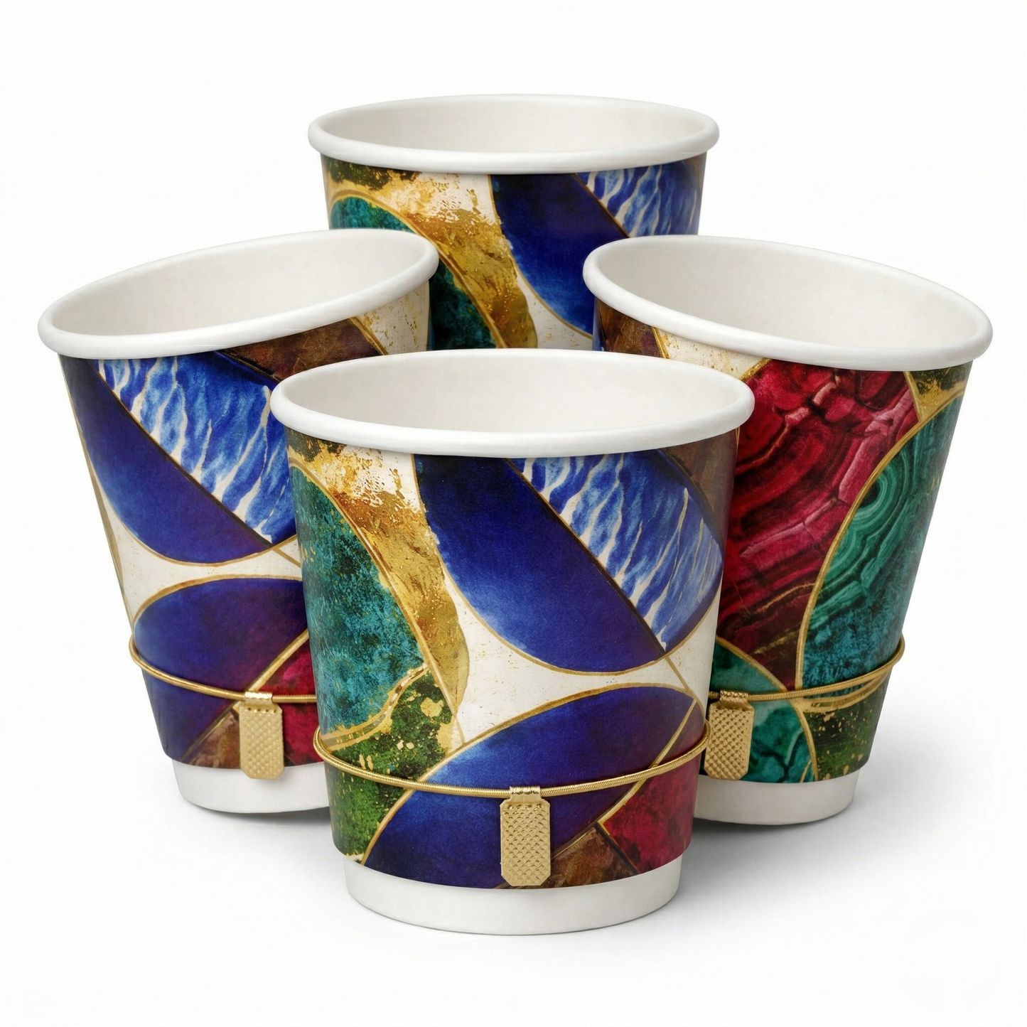 Carespwipe Singlewall Printed Paper Cups (250ml) 25pcs in 1 Master Box 72 Per Carton Total 1800 Pcs
