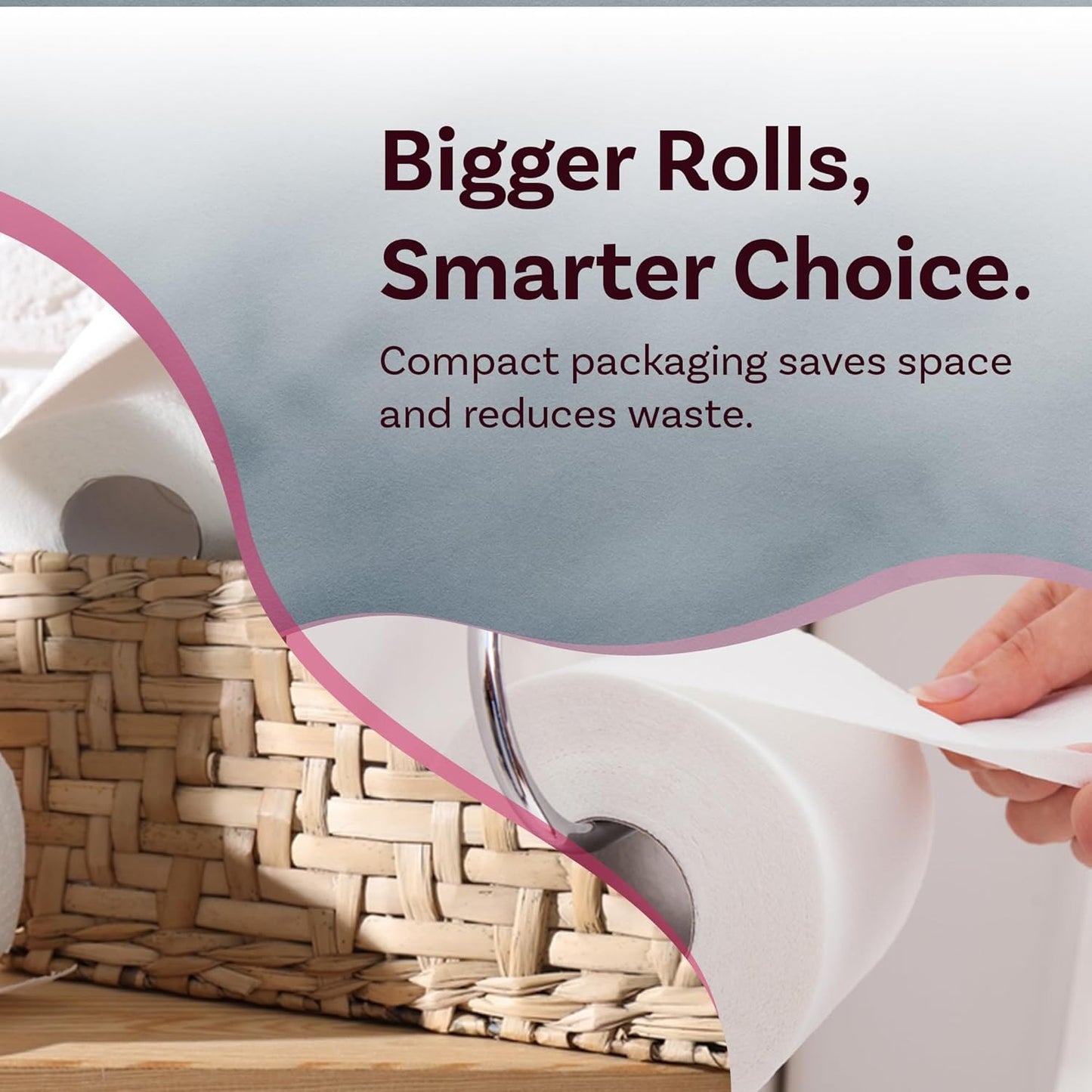 Careswipe 2Ply Toilet Tissue Paper Roll 6 Roll Per Packet 20 Packet in 1 Carton Box- Direct Supply for Hotels, Office, Retail, Bulk Wholesale Supply
