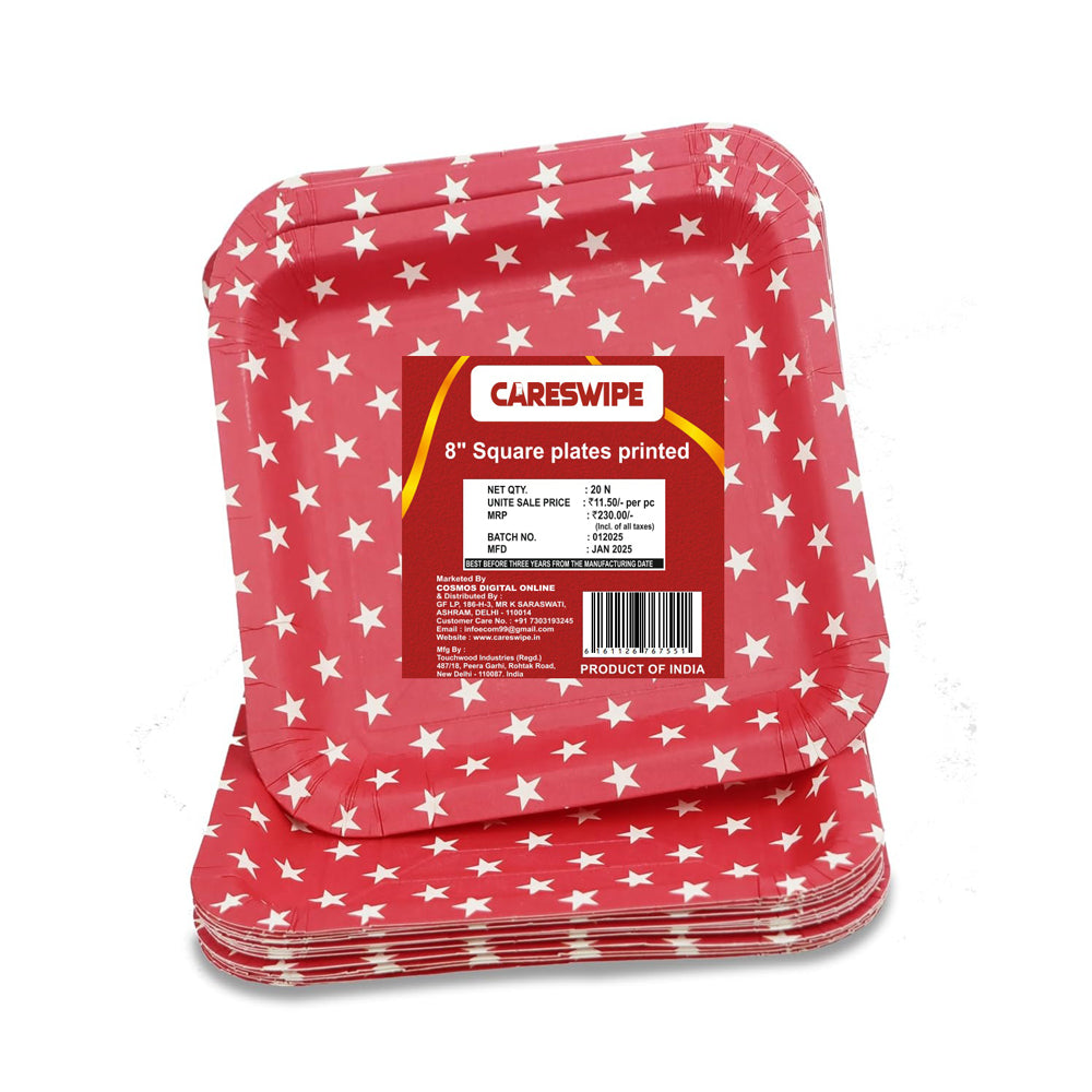Carespwipe Singlewall Printed Paper Cups (250ml) 25pcs in 1 Master Box 72 Per Carton Total 1800 Pcs