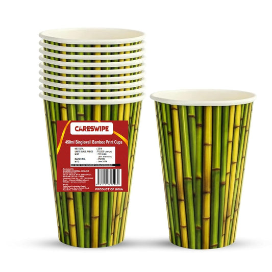 Careswipe Paper cups 450ml - 1 pack 10pcs in 1 Master Box 112  Packets per Carton Total 1120 pcs