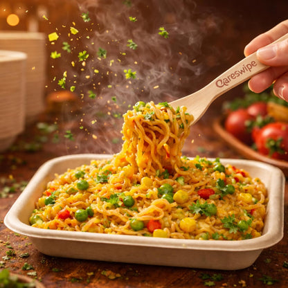 Careswipe disposable plate - 6 in - 1 pack 50 PCS in 1 Master Box 50 Packets per Carton Total 2500 Pcs
